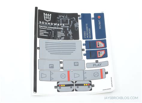 Review: LEGO 10358 Transformers Soundwave - Jay's Brick Blog