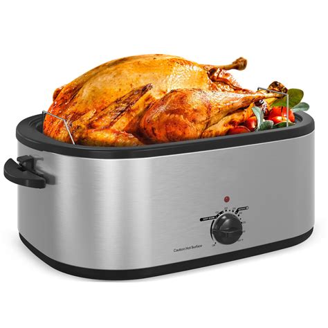 Amazon.com: Roaster Oven 28 Quart, Electric Roaster Pan with Visible ...
