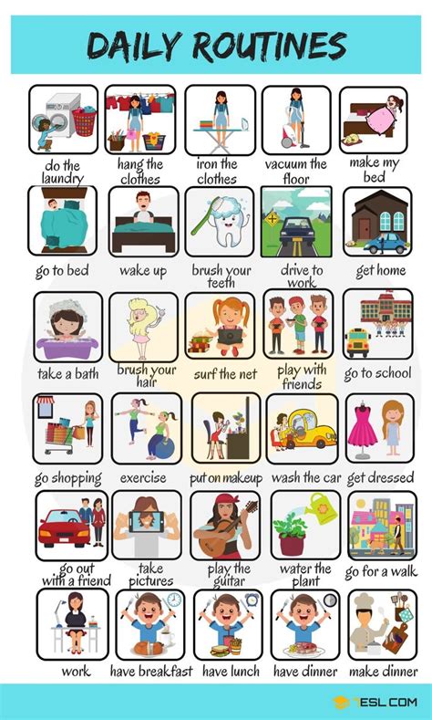300+ Common Verbs With Pictures | English Verbs For Kids - 7 E S L ...