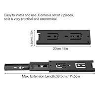 2Pcs Mini Short Drawer Slides Soft Close Ball Bearing Drawer Runners ...