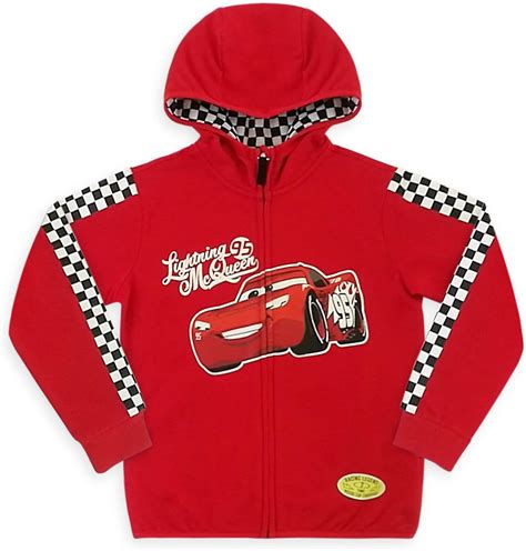 Disney Pixar Cars Lightning McQueen Zip Hoodie for India | Ubuy