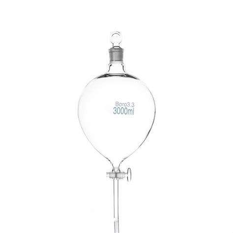 Buy CHENTAOMAYAN Lab Funnel 3000ml Separating Funnel- Globe Shaped with ...