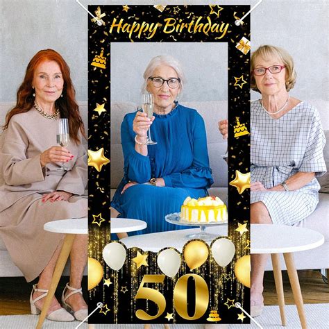 بنر خلفية معرض الصور لعيد الميلاد 30، 40، 50 و 60 سنة، مع إطار صور وبنر ...