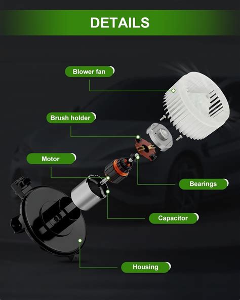 A/C Heater Blower Motor Fan For 2007-2011 Dodge Nitro 08-12 Jeep Liberty 700255 | eBay