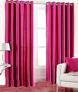 Buy Fabric Empire Polyresin Solid Grommet Door Curtain, 7 Feet, Rani ...