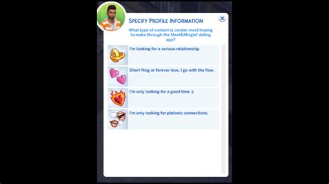 Image result for Sims 4 Online Dating Mod