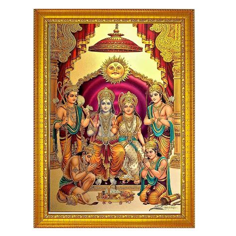 Buy ADA Handicraft Lord Shri Ram, Laxman, Sita and Hanuman Hindu God ...