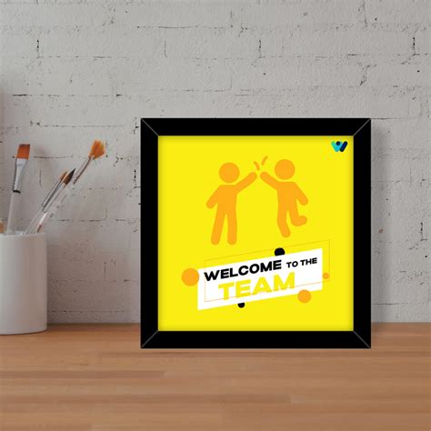 Our Team's Warm Welcome Frame – Zingy Gifts