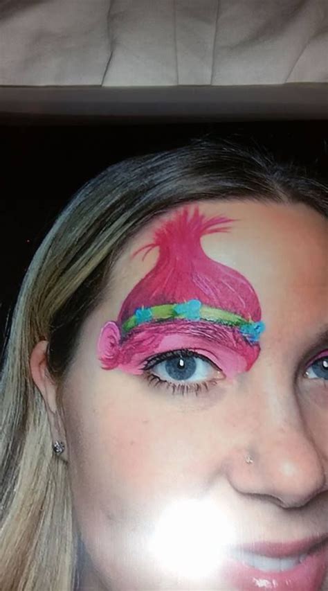 Trolls Face Paint 的图像结果
