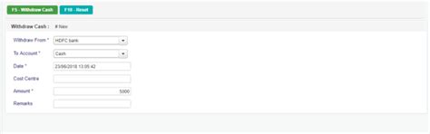 Contra Cash Withdrawal in GST Software | User Manual - effitrac