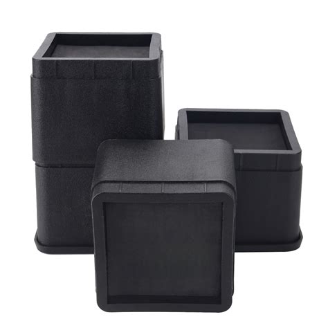 BTSD-home Stackable Bed and Furniture Risers 3 Inch Heavy Duty Bed ...