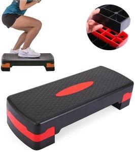 BREAK & BUILD Adjustable Workout Fitness Stepper Exercise Platform ...