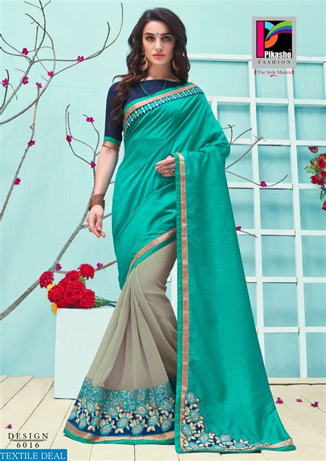 pikasho Celebration Wholesale Function wear Ethnic Saree - textiledeal.in