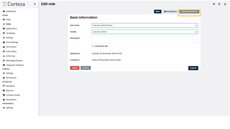 Role Management :: Corteza Docs