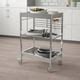 KUNGSFORS kitchen trolley, stainless steel, 60x40 cm (235/8x153/4") - IKEA