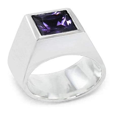 Buy Amethyst Ring with Natural and Original Amethyst jamuniya Stone lab ...
