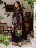Black Floral Viscose Pakistani Suit | Mahnur Gulzar Winter Dress G-01 ...