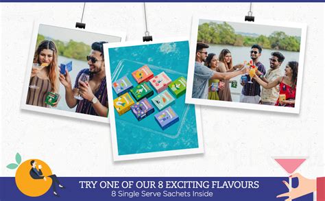 SIPPIN Mix Fruit Sangria Cocktail/Mocktail Mix - 8 Single-Serve sachets ...