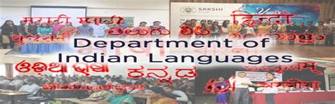 Indian Languages - Ramaiah College of Arts, Science and Commerce