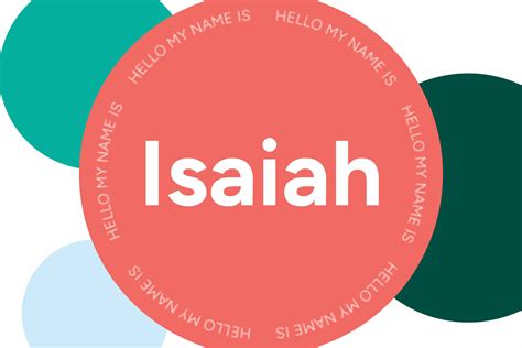 Isaiah Name Meaning