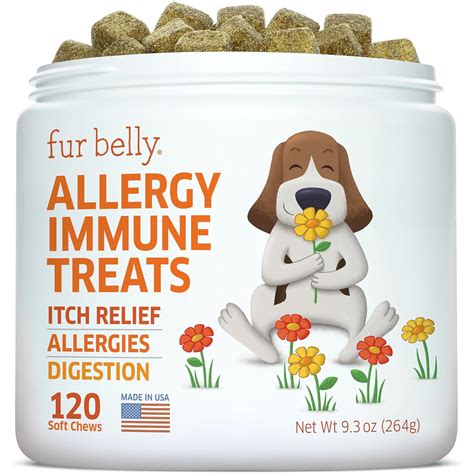 Dog Allergy Relief - Dog Allergy Chews - Itch Relief for Dogs - Anti ...