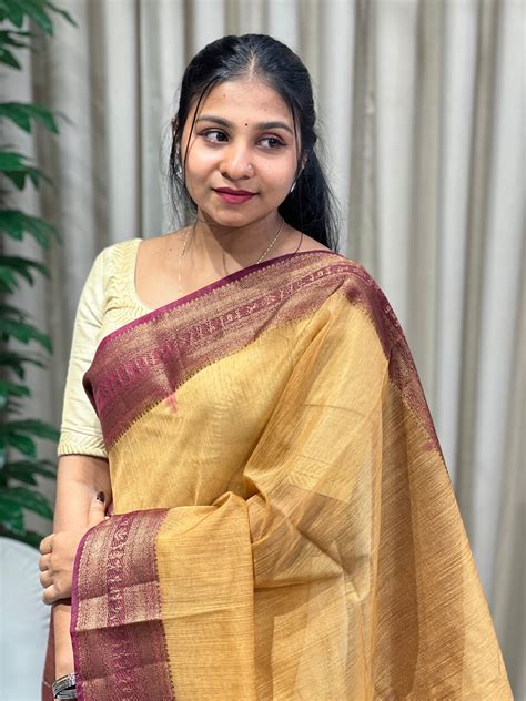 Warli Border Detailed Cotton Silk Saree | YNG988 – Aham Designer Boutique