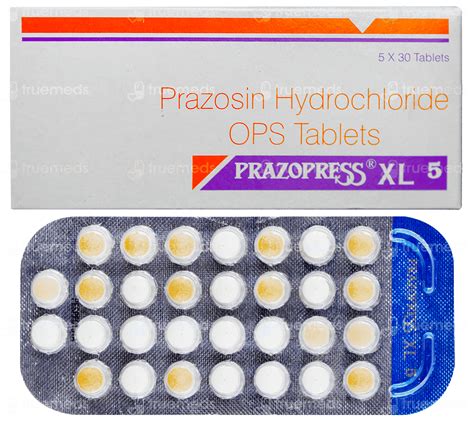 Prazopress Xl 5 Tablet: Uses, Side Effects, Price & Substitutes