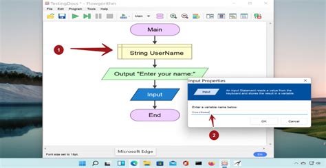 Input in Flowgorithm 的图像结果