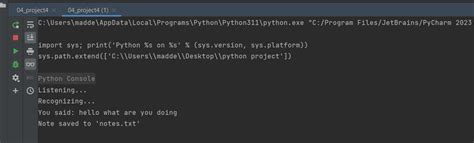 Creating a Note Taking App In Python With Speech Recognition