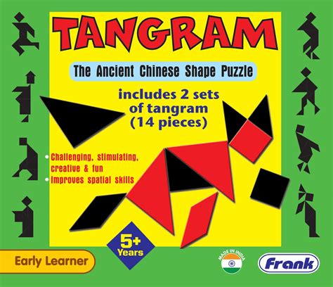 Wooden Tangram Puzzle (Small) : Amazon.in: Toys & Games