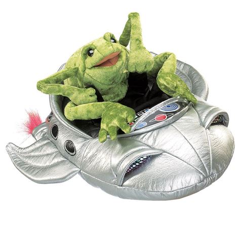 Buy Folkmanis Frog in Spaceship Character Hand Puppet Online at Low ...