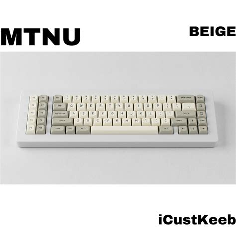 Pre-Order : Keycap Set : GMK MTNU - Beige | LINE SHOPPING