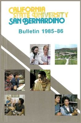 CSUSB Course Catalogs | Arthur E. Nelson University Archives ...