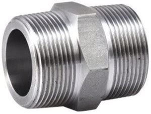 B K Jagan and Co GI Screwed Hex Nipple Pipe Quick Connector-1/2 X 1 ...
