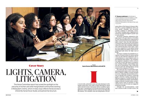 Dr. Aparna Eswaran coauthored the coverstory in Frontline magazine - MG ...