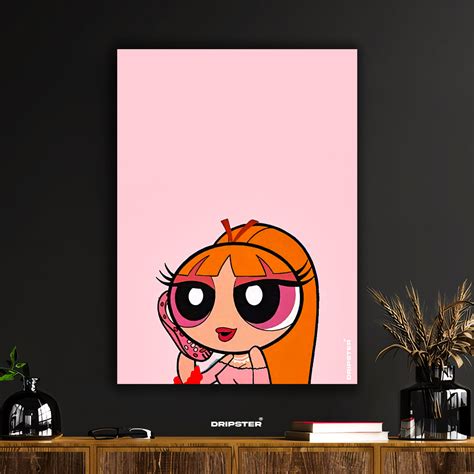 Blossom Powerpuff Girls Art Poster – Dripster Graphics