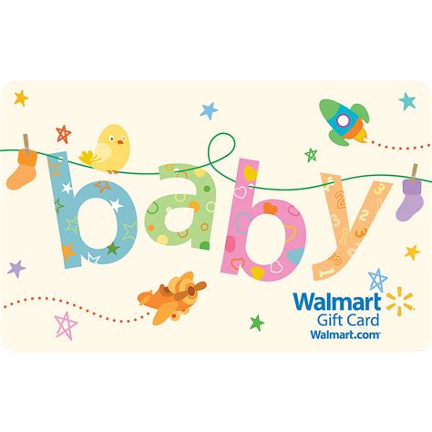 Baby Gift Card Template