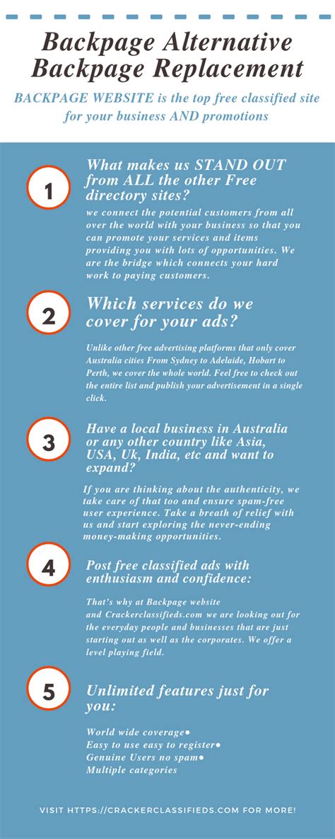 Backpage Alternative-Backpage Replacement : u/Cracker-Classifieds