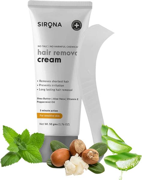 Buy SIRONA BIKINI LINE & BODY HAIR REMOVAL CREAM WITH ALOEVERA, VITAMIN ...