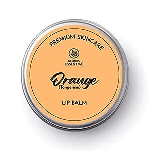 Buy Korus Essential Orange Lip Balm with Shea Butter for Women, Nourish ...