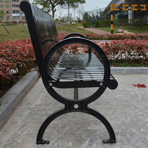 户外公园椅长椅子铸铁铸铝庭院室外阳台花园双人休闲靠背长椅凳子-淘宝网