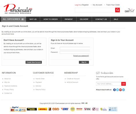 DWHOLESALER.COM英文站建设案例,英文网站建设案例,英文购物网站建设案例-海淘科技