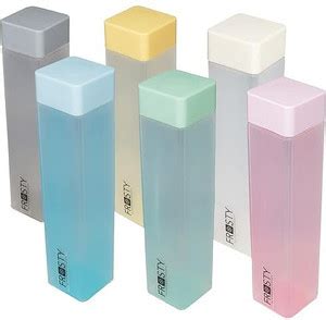 SATANITRADING Frosty Plastic Fridge Square Water Bottle Gift Set(6 ...