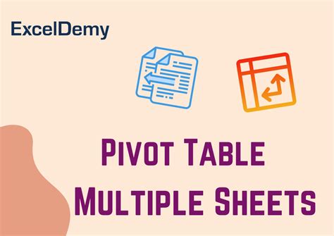 Excel Pivot Table From Multiple Sheets 的图像结果