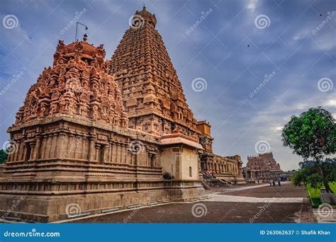 Tanjore Big Temple or Brihadeshwara Temple Was Built by King Raja Raja Cholan in Thanjavur ...