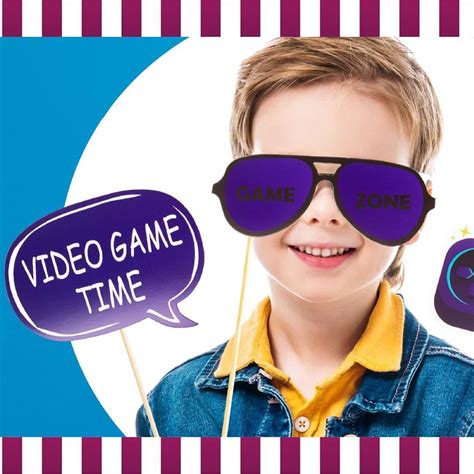 Buy Video Game Themed Party in a Box Kit Cups Plates Utensils Photo ...