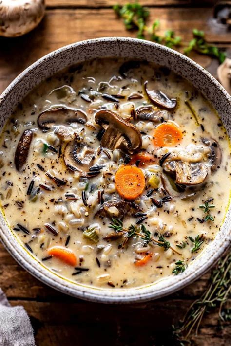 Creamy Wild Rice and Mushroom Soup - Insanely Good