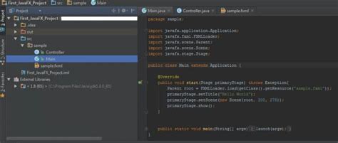 JavaFX Sample Code 的图像结果