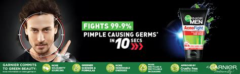 Garnier Men Acno Fight Anti-Pimple Facewash, 50gm : Amazon.in: Beauty