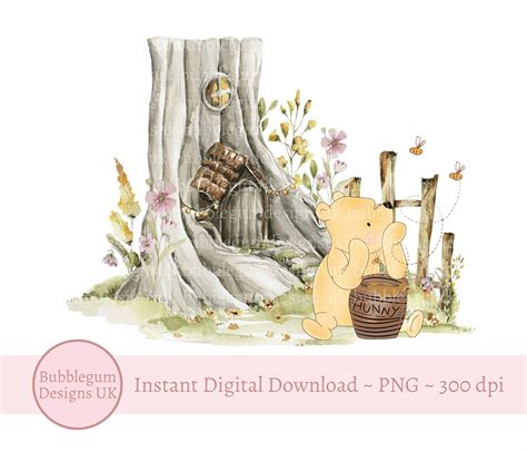 Vintage Winnie The Pooh Background